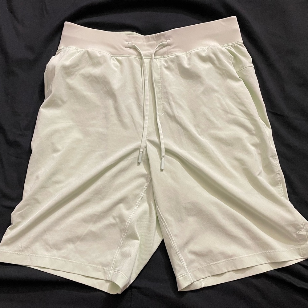 Lululemon Athletica Light Green Athletic Shorts